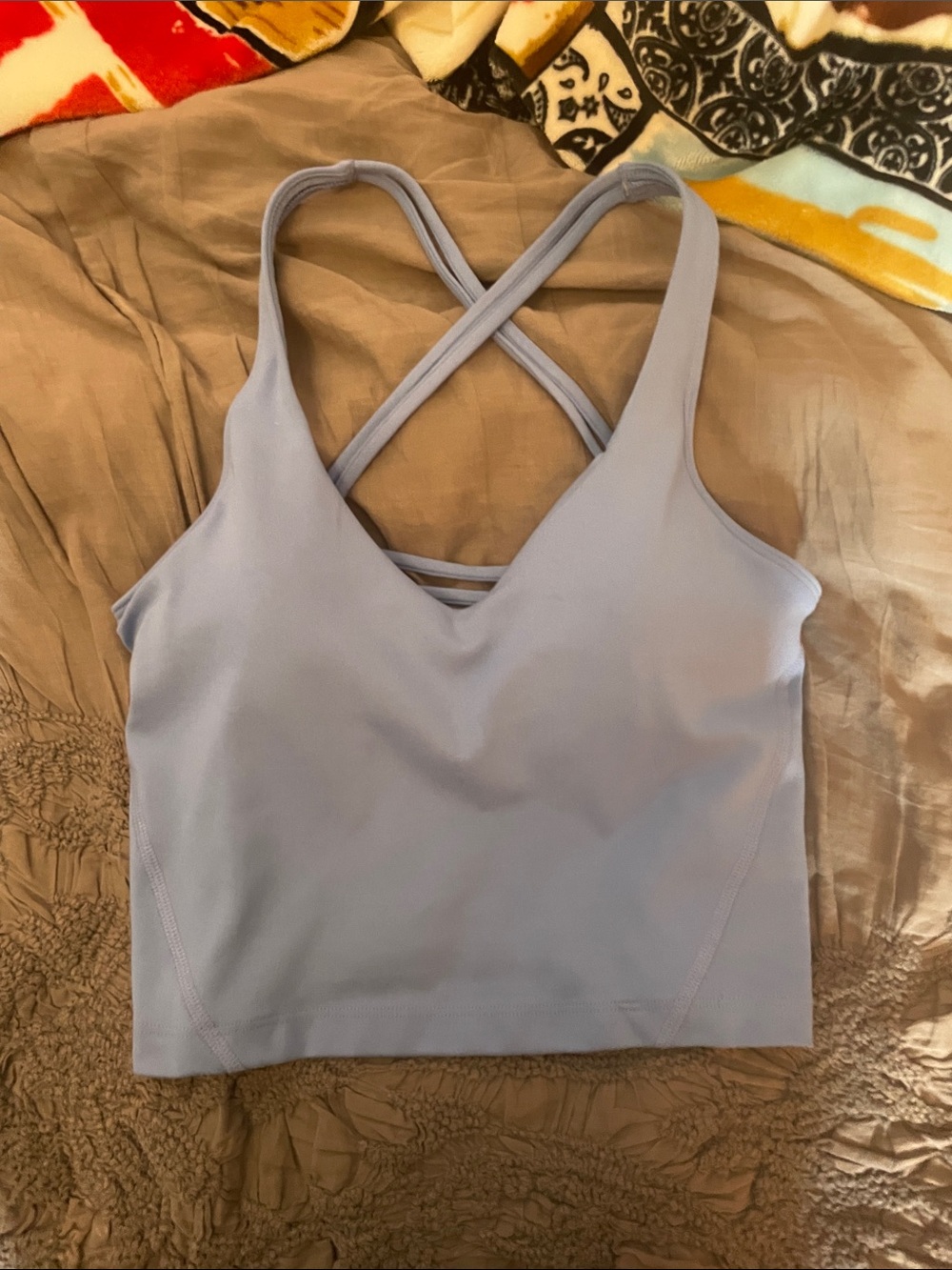Gilly Hicks Light Blue Strappy Sports Bra